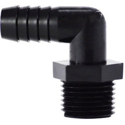 33047B - 90° Elbow Fitting 3/8 in x 1/2 in, Polyethylene, MIP Connection