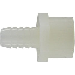 33059W - 3/8 in Hose Barbed x 3/8 in FIP Nylon Adapter for Fluid Transfer