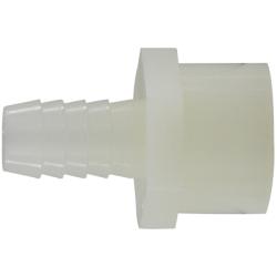 33068W - 5/8 in Hose Barbed to 1/2 in FIP Nylon Adapter, Max 125 psi, -40 to 200°F