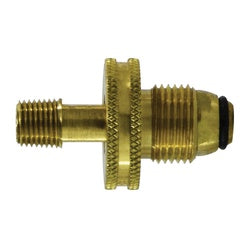 34073 - 1/4 in Soft Nose Adapter with Brass Wheel and MPT to POL Connection