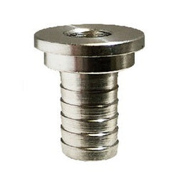 34713 - 1/4 in Barbed x 3/16 in Swivel Stainless Steel Tailpiece for Plumbing