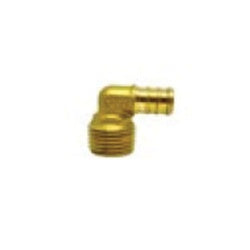35085 - 1/2-in PEX x 1/2-in Male NPTF Lead-Free Brass 90-Degree Elbow Fitting