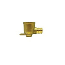 35095CE - 1/2 in PEX x 1/2 in FIP Lead-Free Brass Cold Expansion 90° Drop Ear Elbow