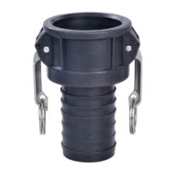 35937 - 3 in Type C Cam and Groove Coupler with Hose Barbed Fittings, Polypropylene Material