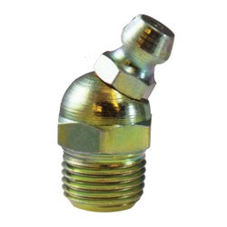 36114 - Steel 30-Degree Ball Check Valve, 1/8-27 MNPTF, 0.437 in Hex, 0.9 in Length