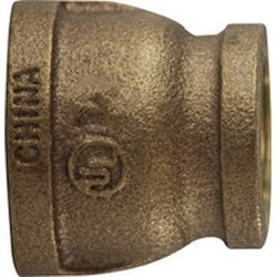 38119-4020 - Bronze Reducing Coupling 2-1/2 in x 1-1/4 in for Plumbing Connections