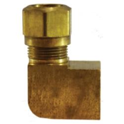 38116 - 90° Brass Elbow Fitting - 3/8 in Outer Diameter x 1/4 in FNPTF