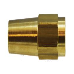 38172 - 1/2 in Tube OD Brass Nut, 1-1/4 in Length, Hex Size 0.81 in, 150 psi Pressure Rating