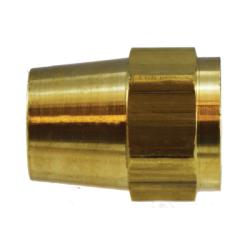 38173 - 5/8 in OD Brass Nut, 1.38 in Length, 0.94 in Hex, Rated 150 psi