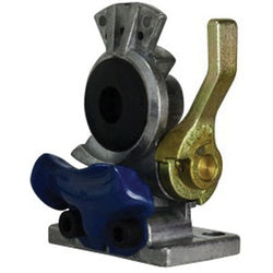 39531 - Lever-Style Aluminum Emergency Shut-Off Gladhand with Flange Mount and Rubber Seal