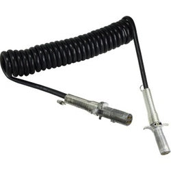 39749 - 15ft 4-Way Coil Electric Cable Assembly - 14 AWG Conductor