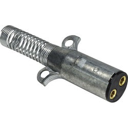 39768 - Durable Double Grip Plug with Spring Guard - 2-Pole Connection