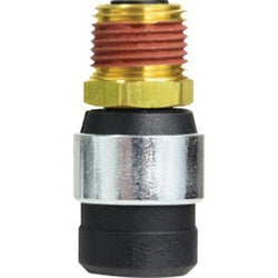 38858 - 3/8-in Rubber Air Brake Hose End Repair Kit with 1/2-in NPTF Connection, Composite and Brass Material