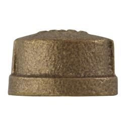 43473 - 1/2 in FPT Bronze Cap, ANSI B16.15, Pressure Class 125, Schedule XH