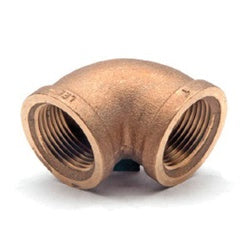 44139LFUSA - 90-Degree Reducing Elbow 2-in NPT x 3/4-in NPT Lead-Free Bronze