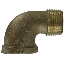 44171LF - 4 in FPT x 4 in MPT Lead-Free Bronze 90-Degree Street Elbow