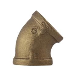 44180 - Bronze 45-Degree Elbow Fitting - 1/8 in FPT x 1/8 in FPT