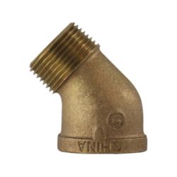 44200 - 45-Degree Bronze Street Elbow Fitting - 1/8 in MPT x 1/8 in FPT