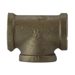44251LF - Bronze Pipe Tee, 1/4 in FPT x 1/4 in FPT x 1/4 in FPT, 125 lb Pressure Rating