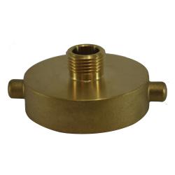444001 - 2-1/2 in NST to 3/4 in NPT Brass Fire Hose Hydrant Adapter