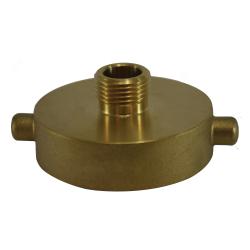 444006 - 2-1/2 in x 1-1/2 in Brass Fire Hose Hydrant Adapter