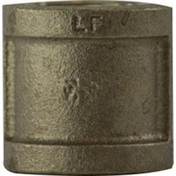 44421LF - 4 in FPT x 4 in FPT Lead-Free Bronze Coupling for Plumbing Applications