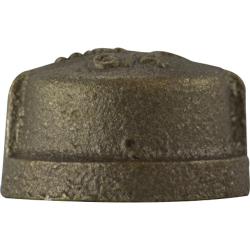44477LF - 1-1/2 in FPT Lead-Free Bronze Cap for Air, Water, Oil, Gas, and Steam Service