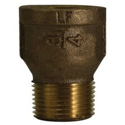44621LF - 1/2 in FPT x 1/2 in MPT Lead-Free Brass Extension Piece
