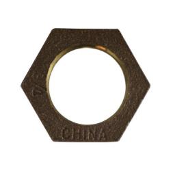 44700 - 1/8 in FPT Bronze Hex Locknut, 1/2 in Hex Size, ANSI B16.15 Approved