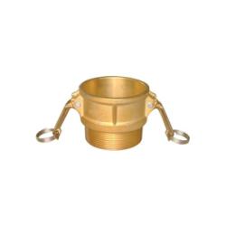 44928 - 4 in Type B Brass Cam and Groove Coupler x 4 in MIP Connection