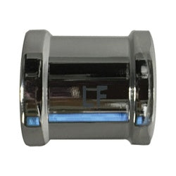 45412LF - 3/8 in FIP Lead-Free Brass Coupling with Chrome-Plated Finish