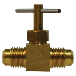 46046 - 3/8 x 3/8 in Brass Needle Valve with Steel Handle
