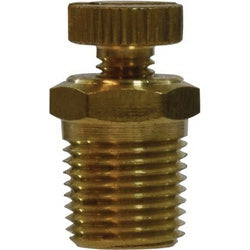 46048 - 1/8 in Brass Body Needle Valve with 0.78 in Inlet to Outlet Length, 150 psi