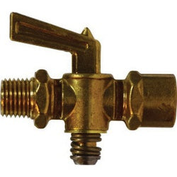 46069 - 1/4 in MIP x FIP Brass Shut-Off Cock for Low Pressure Applications