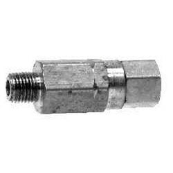 46539 - 3/8 in MIP x FIP High Pressure Brass Check Valve, 3000 psi, 4 GPM Flow