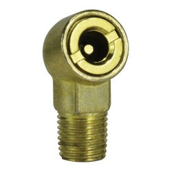46605 - 1/4 in Brass Live Air Ball Foot Chuck, Max 120 psi