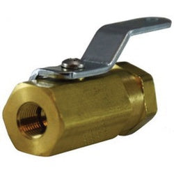 46920 - 1/8 in Brass Miniature Ball Valve with FIP Connections, Rated 1000 psig