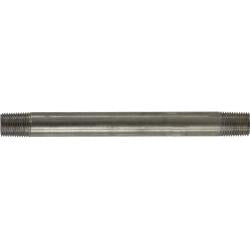 48004 - 1/8 in MPT x 1/8 in MPT Stainless Steel Welded Pipe Nipple, 2-1/2 in Length