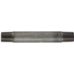 48025 - 3-1/2 in L Welded Pipe Nipple, 1/4 in MPT x 1/4 in MPT, Stainless Steel