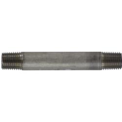 48029 - 1/4 in MPT x 1/4 in MPT Welded Pipe Nipple, 5-1/2 in Length, 304 Stainless Steel