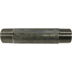48048 - 3/8 in MPT x 3/8 in MPT Welded Pipe Nipple, 5 in Long, 304 Stainless Steel