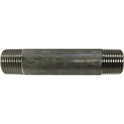 48052 - 8 in Stainless Steel Welded Pipe Nipple, 3/8 in MPT x 3/8 in MPT, SCH 40, 150 psi