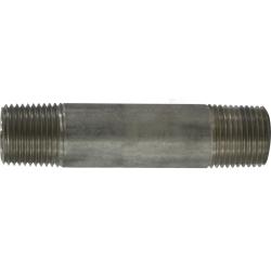 48061 - 1/2 in MPT x 1/2 in MPT Stainless Steel Welded Pipe Nipple, 1-1/2 in Length