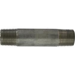 48062 - 1/2 in MPT x 1/2 in MPT, 2 in L 304 Stainless Steel Welded Pipe Nipple