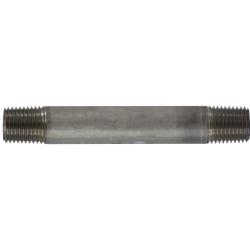 49029 - 1/4 in MPT x 1/4 in MPT Stainless Steel Welded Pipe Nipple, 5-1/2 in Long