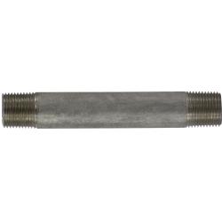 49040 - 3/8 in MPT x 3/8 in MPT Welded Pipe Nipple, 1 in Length, 316 Stainless Steel
