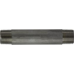 49060 - 1-1/8 in Stainless Steel Welded Pipe Nipple, 1/2 in MPT x 1/2 in MPT, 150 psi