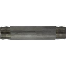 49068 - 1/2 in x 5 in SCH 40 MPT Welded Pipe Nipple, 316 Stainless Steel, 150 psi Rating