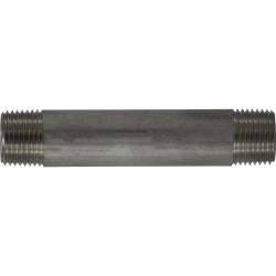 49072 - 1/2 in MPT x 1/2 in MPT Welded Pipe Nipple, 8 in Length, 316 Stainless Steel