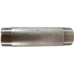 49131 - 1-1/4 in x 1-1/4 in Welded Pipe Nipple, 8 in, SCH 40 316 Stainless Steel